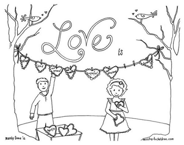 Eleven Valentine Coloring Pages Jellytelly Parents Color Favorite Bible Verses