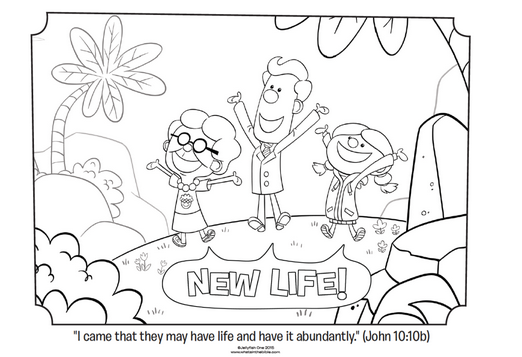 Download This New Coloring Page Celebrating Life From Phil Vischers Book What Is Easter