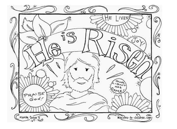 childrens coloring pages for palm sunday