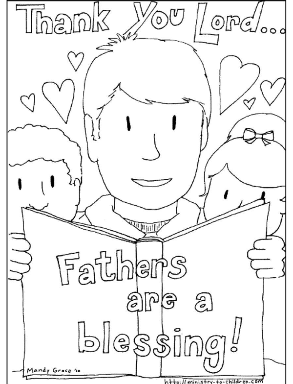 Best Father S Day Coloring Pages Minno Kids