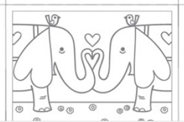 Personalized Valentine's Day Coloring Book