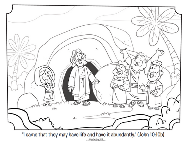 Easter Bible Coloring Pages 6