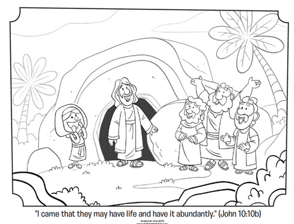 Jesus Coloring Pages Easter 4