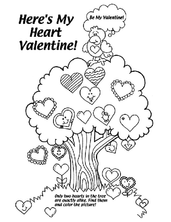 eleven best valentine's coloring pages — minno parents